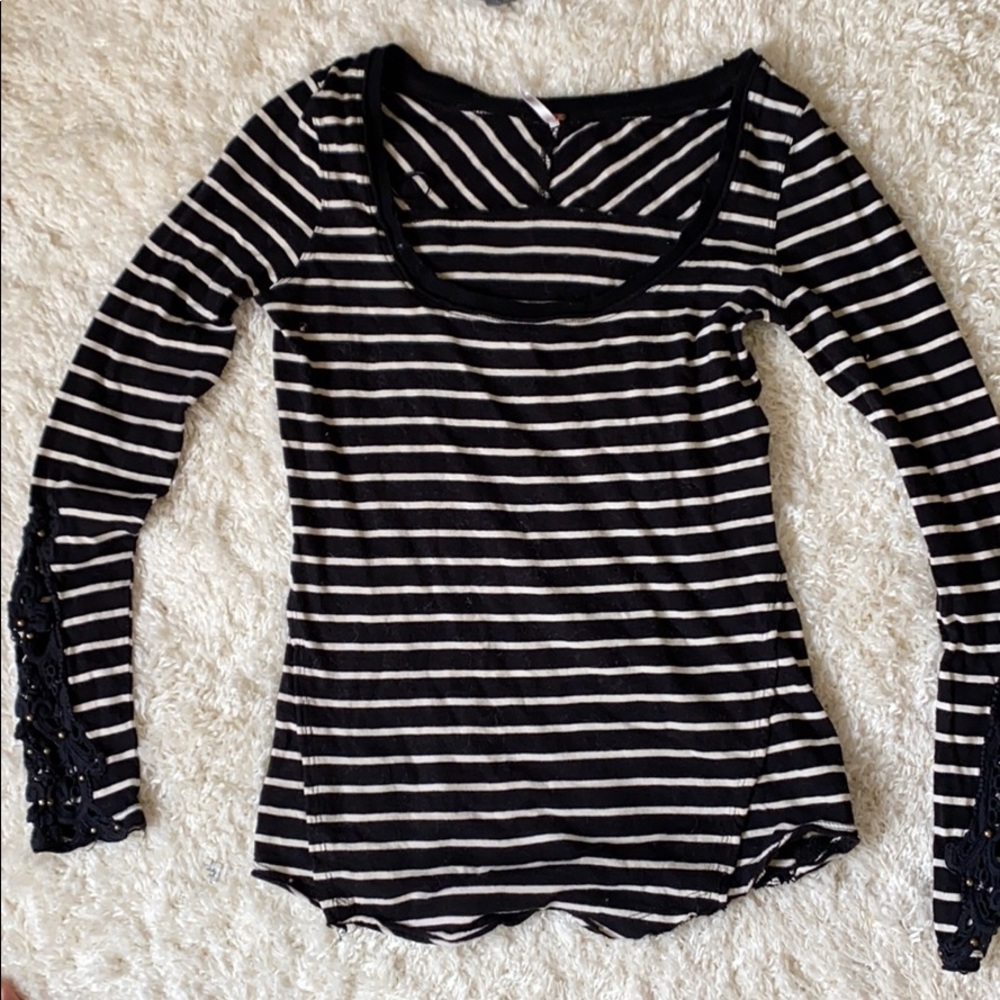 Free People Striped Shirt